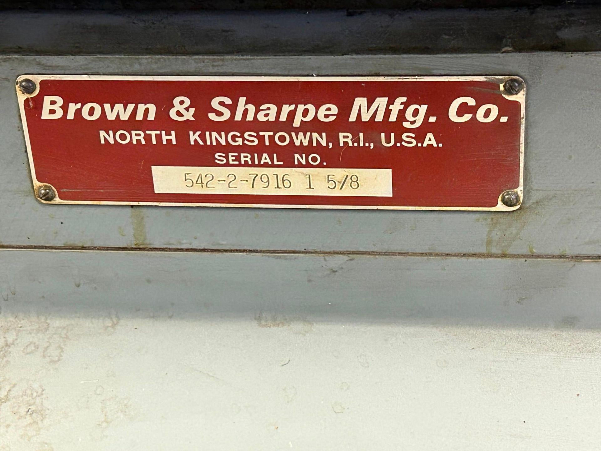USED BROWN & SHARPE NO. 2 - 1 5/8" SCREW MACHINE, 1980 - Image 6 of 6