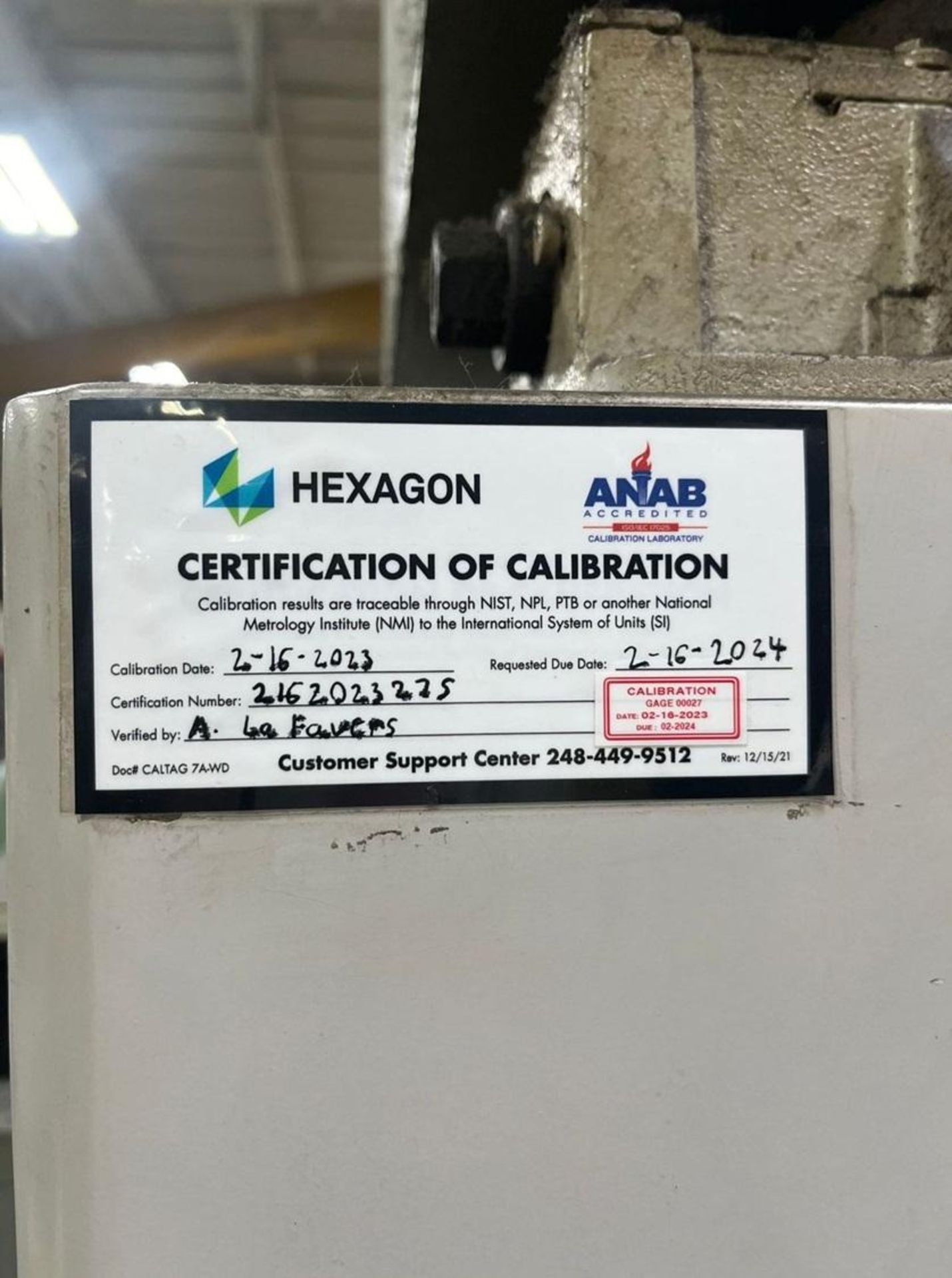 1993 DEA DELTA 3404 CMM W/ 2014 HEXAGON RC1 CONTROLS - Image 4 of 5