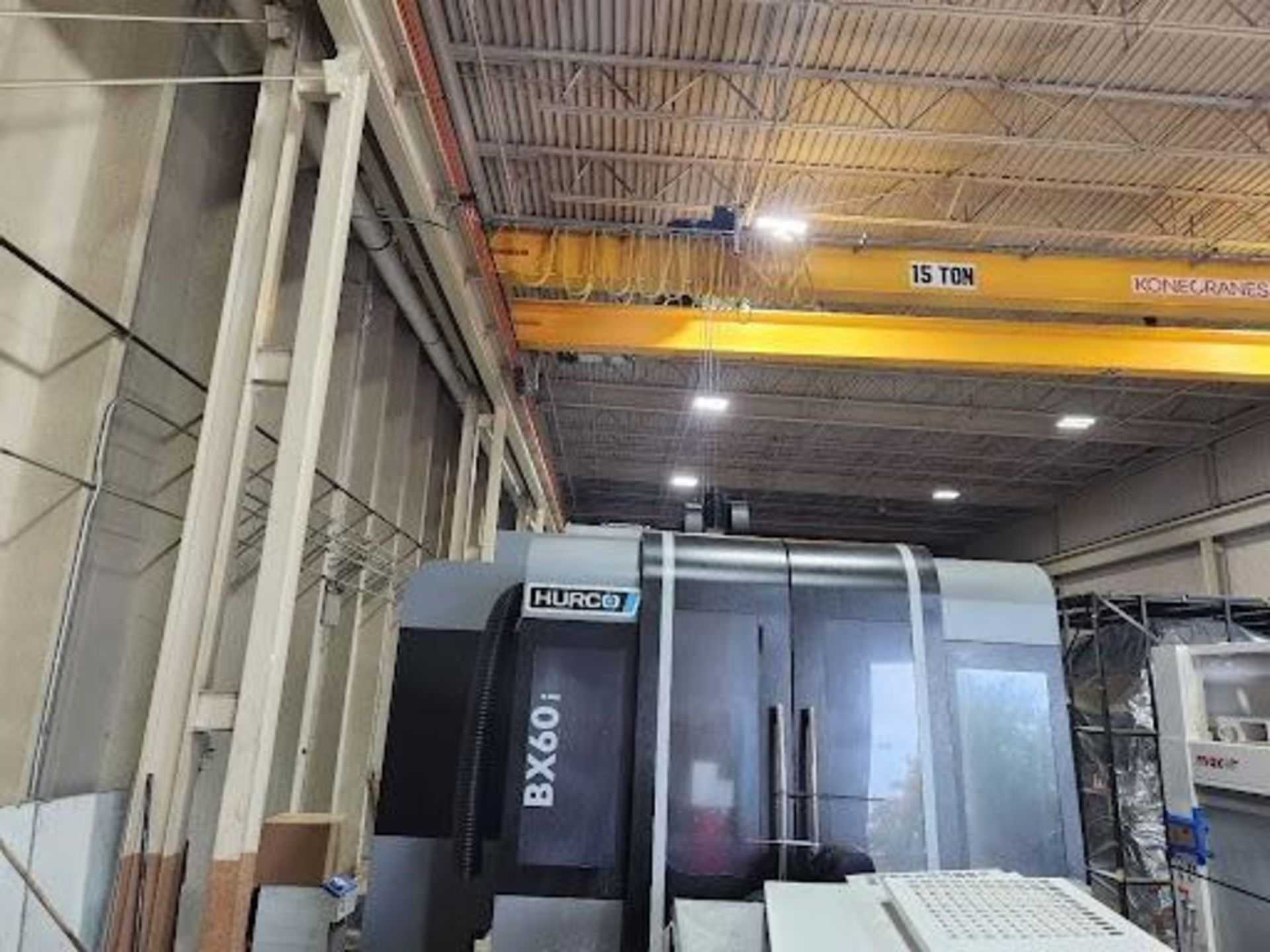 HURCO BX 60I VMC, 2021 - 63" X51" TRAVELS, 512 HOURS, PROBES - Image 3 of 17