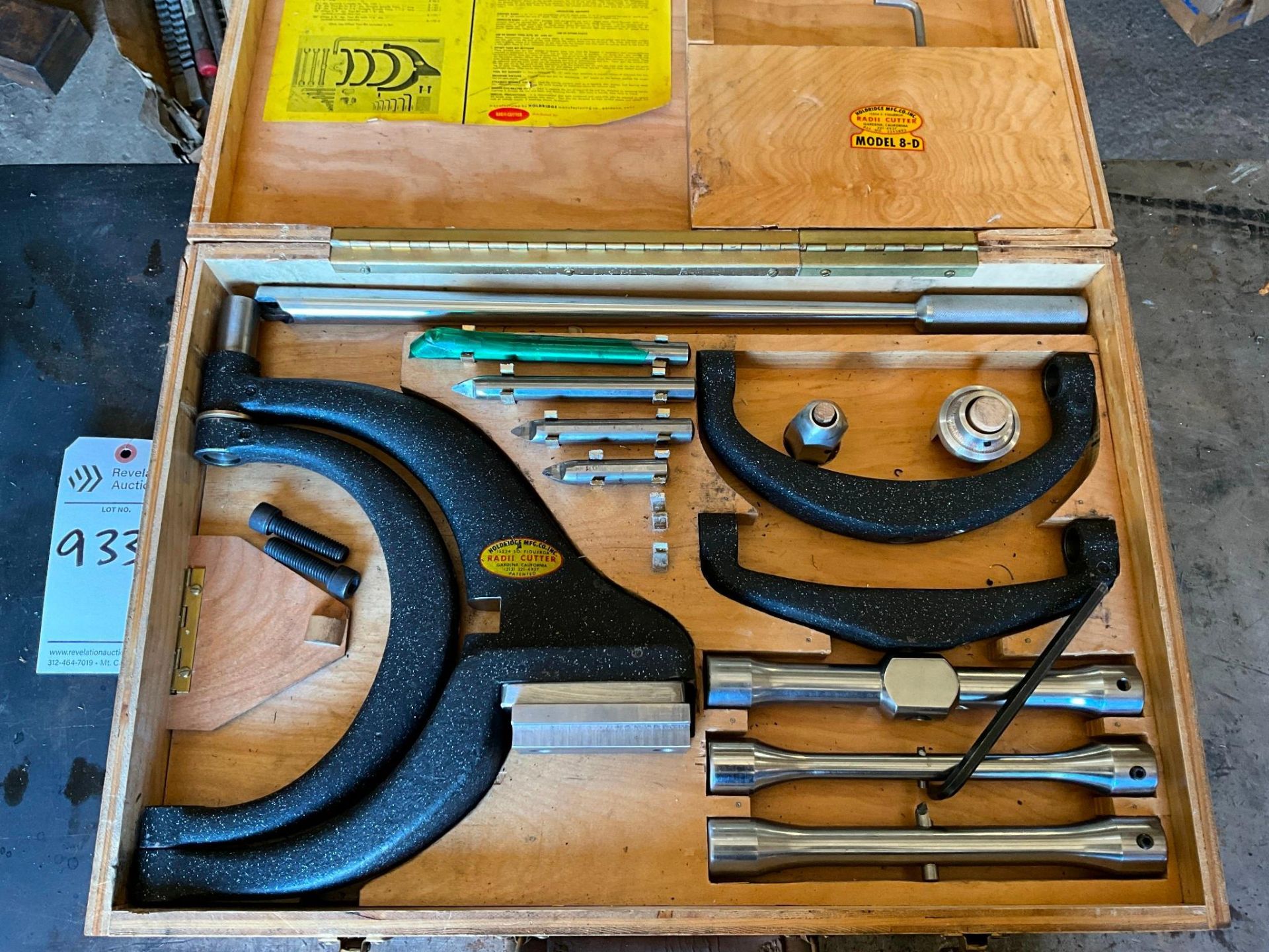 HOLDRIDGE RADII RADIUS CUTTER TOOL FOR LATHE Item Location - Lebanon ...