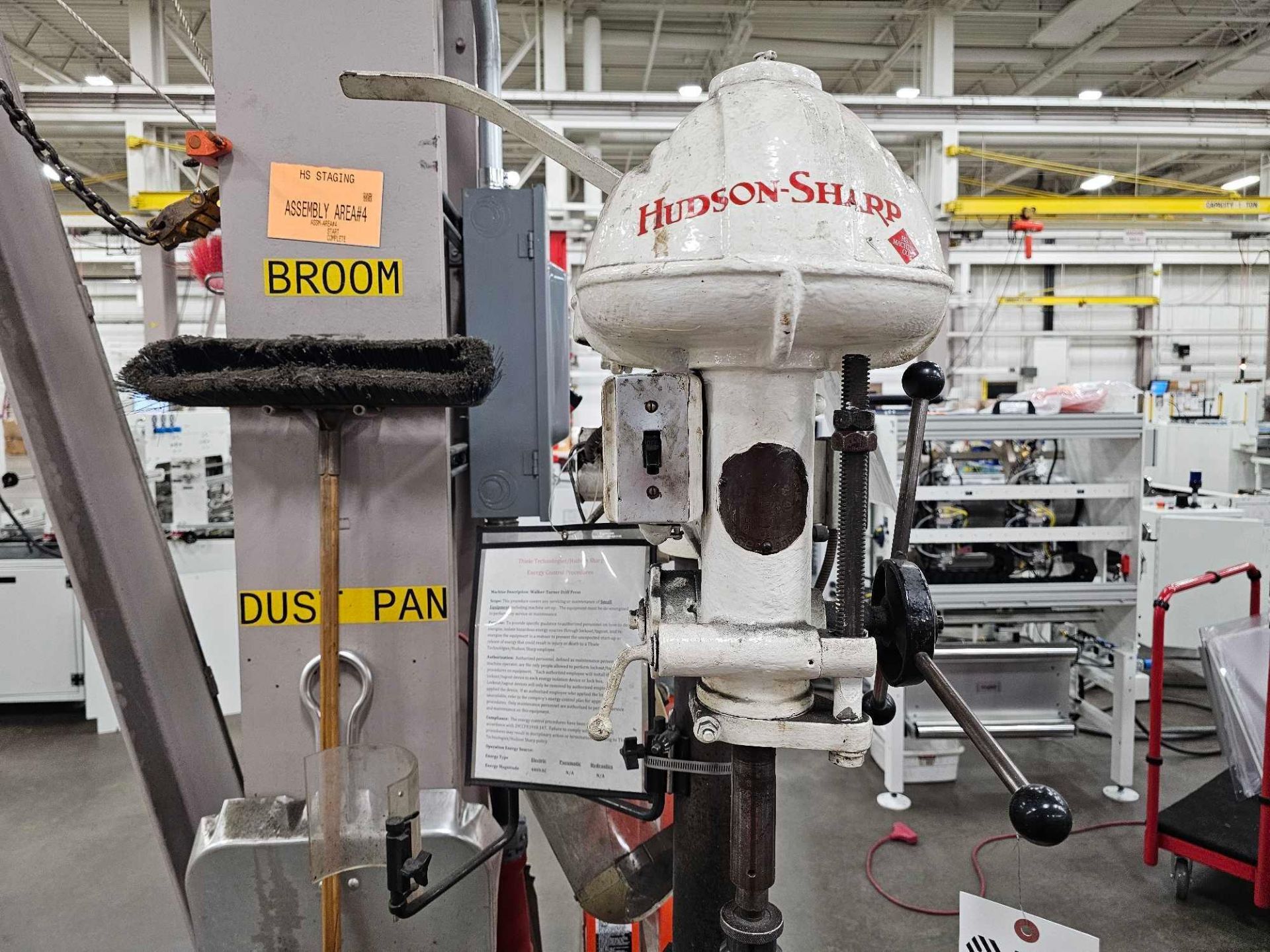 HUDSON-SHARP DRILL PRESS - Image 8 of 9