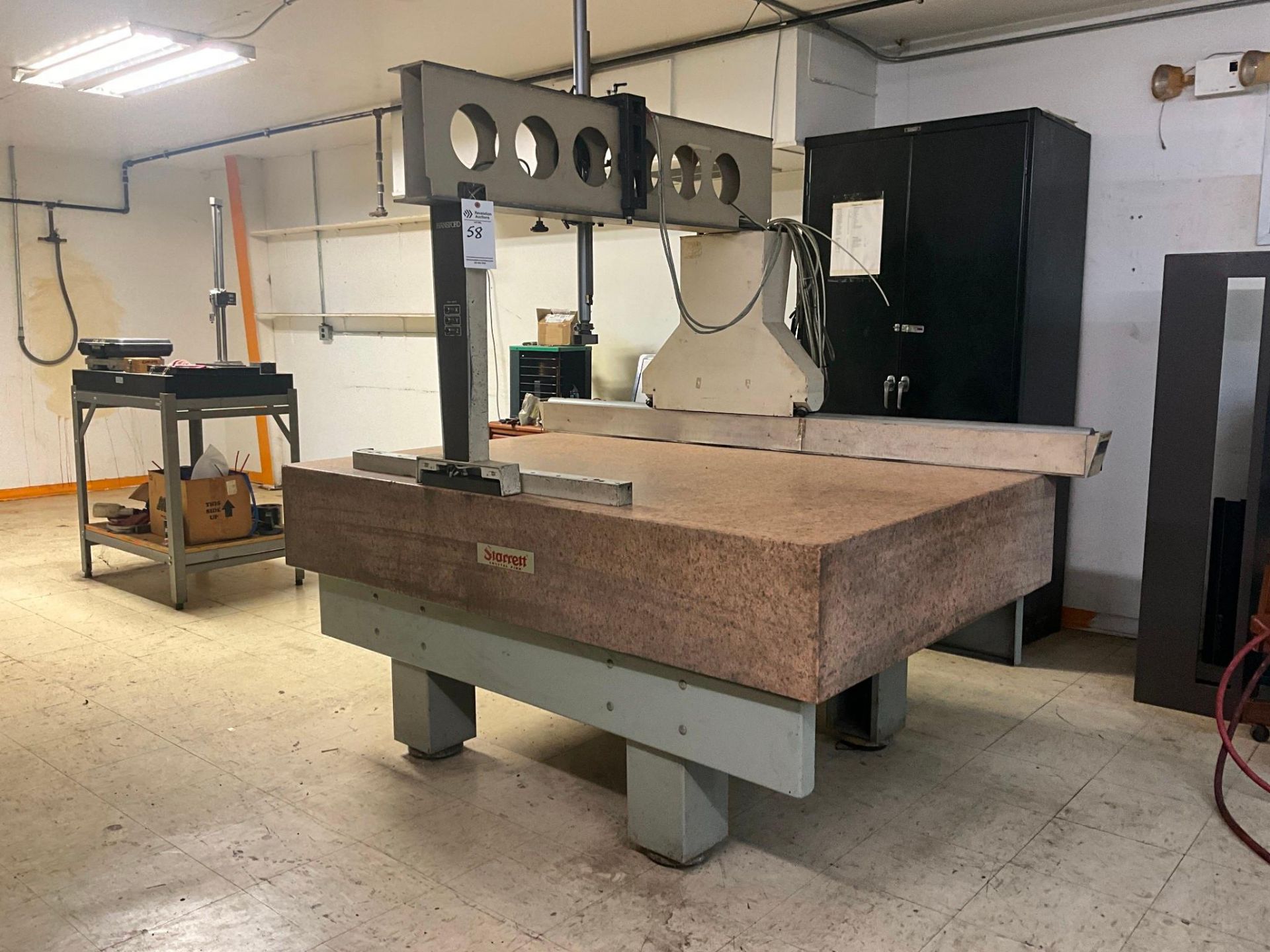 HANSFORD RAPID CHECK CMM (MISSING SOFTWARE) WITH PINK GRANITE TABLE - Image 8 of 14