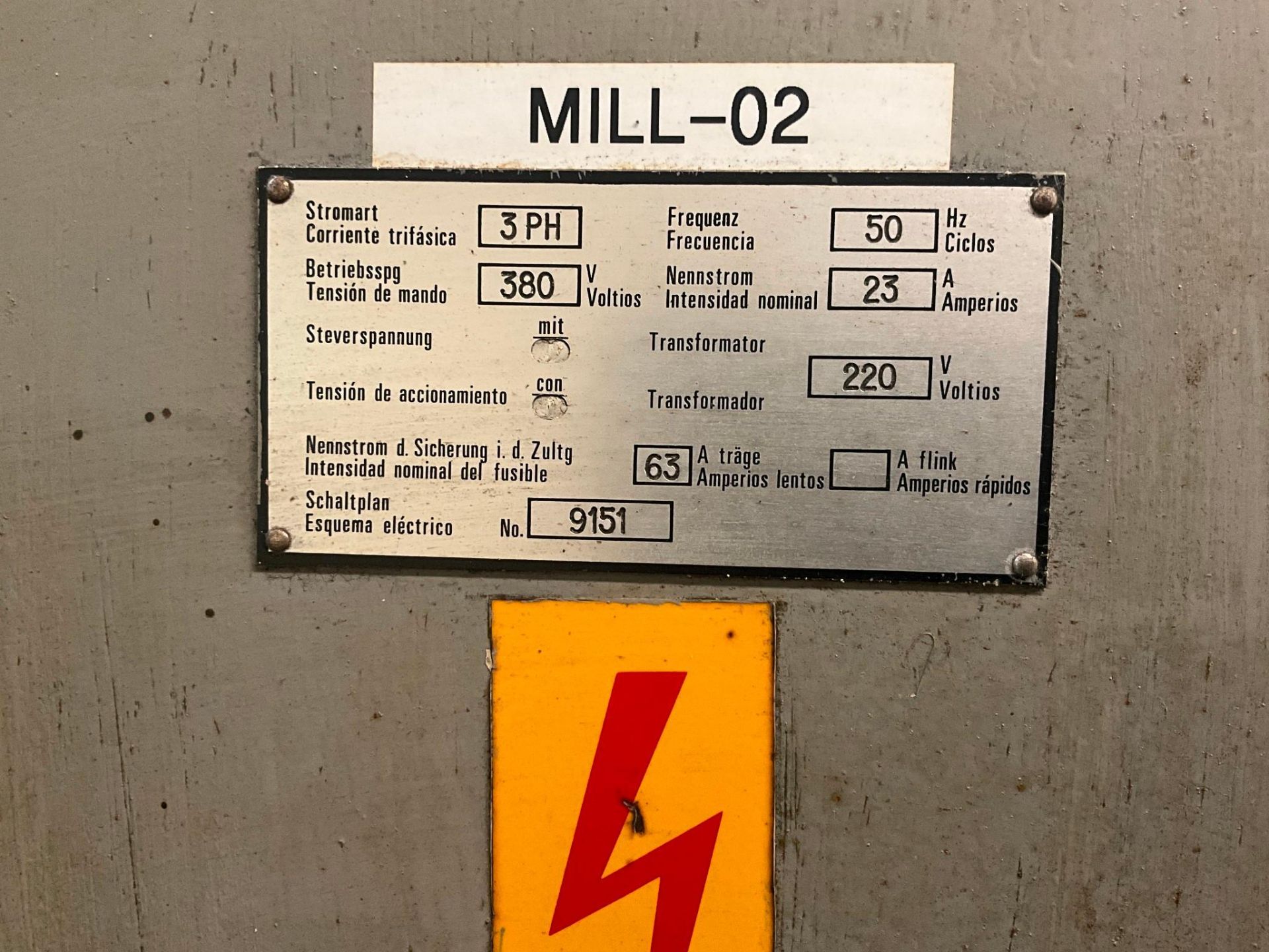 SACEM MST-90 HORIZONTAL BORING MILL, S/N 9151, 1989 - Image 24 of 25