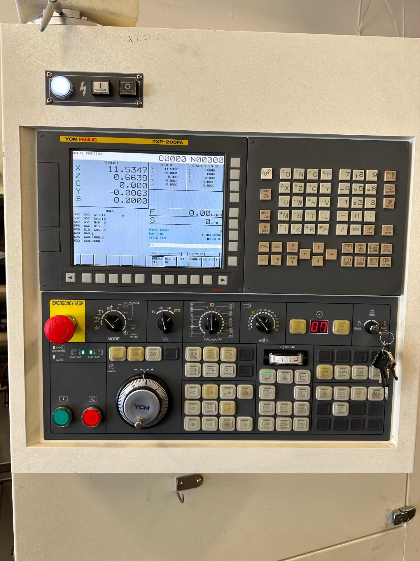 YCM NTC-1600LSY CNC LATHE, 2017 - DUAL SPINDLE, LIVE TOOLING, POLYGON TURNING, FANUC CONTROL - Image 6 of 8