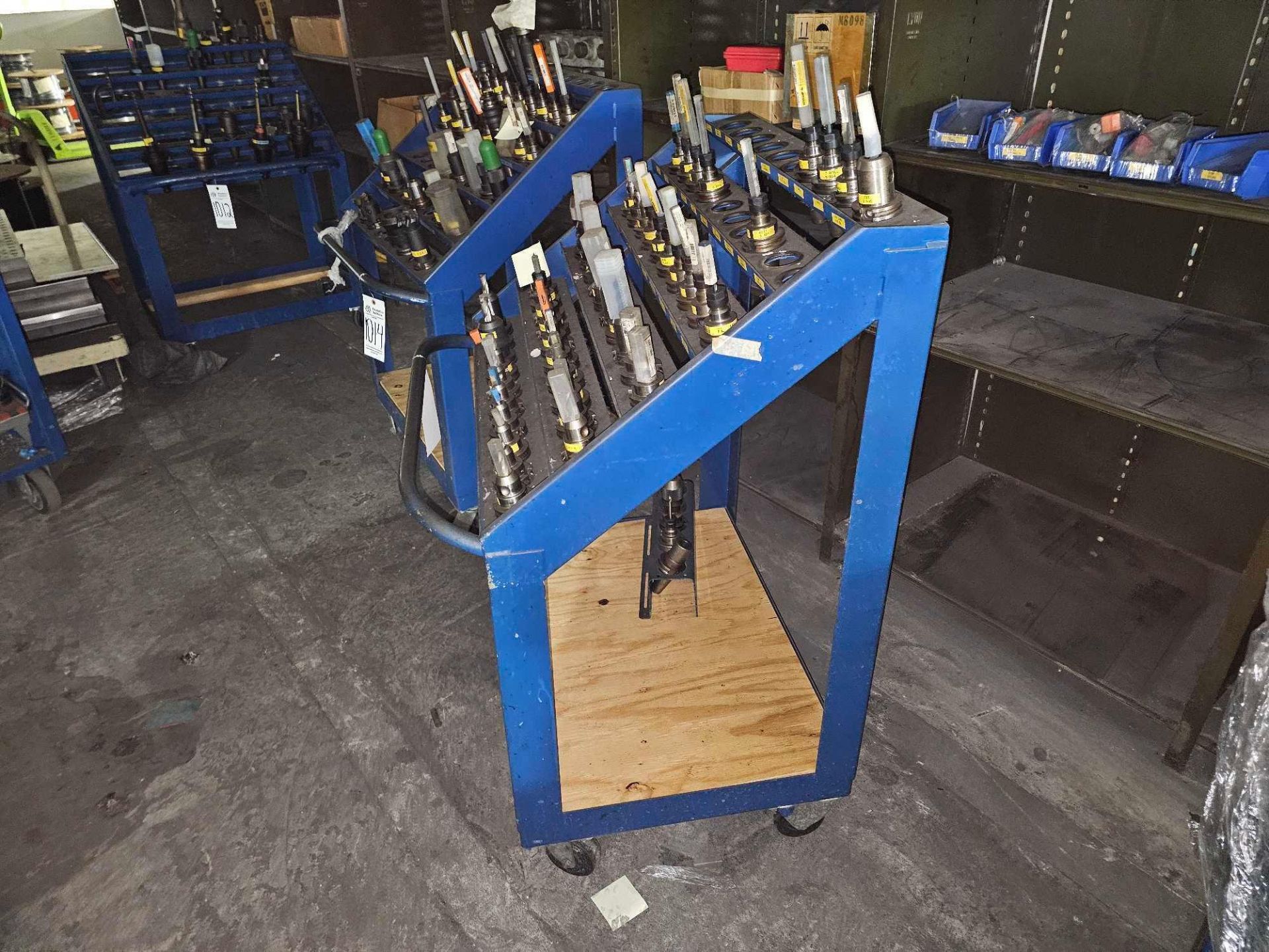 CAT40 TOOL HOLDERS WITH CART - Image 3 of 8