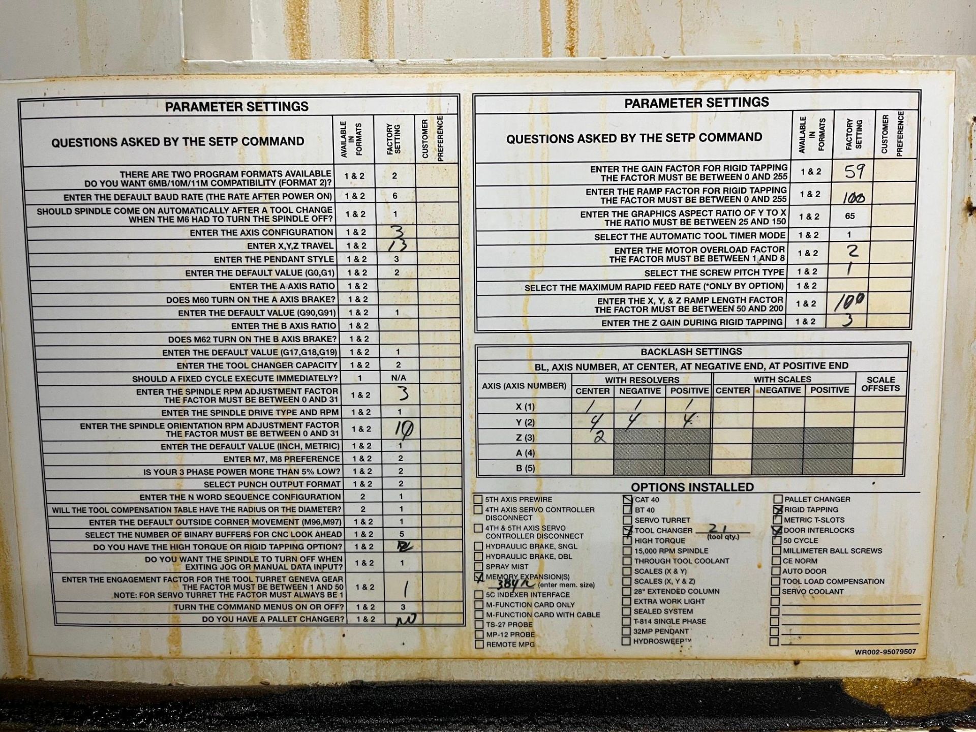 FADAL 15-XT CNC VMC, 1997 - Image 8 of 9