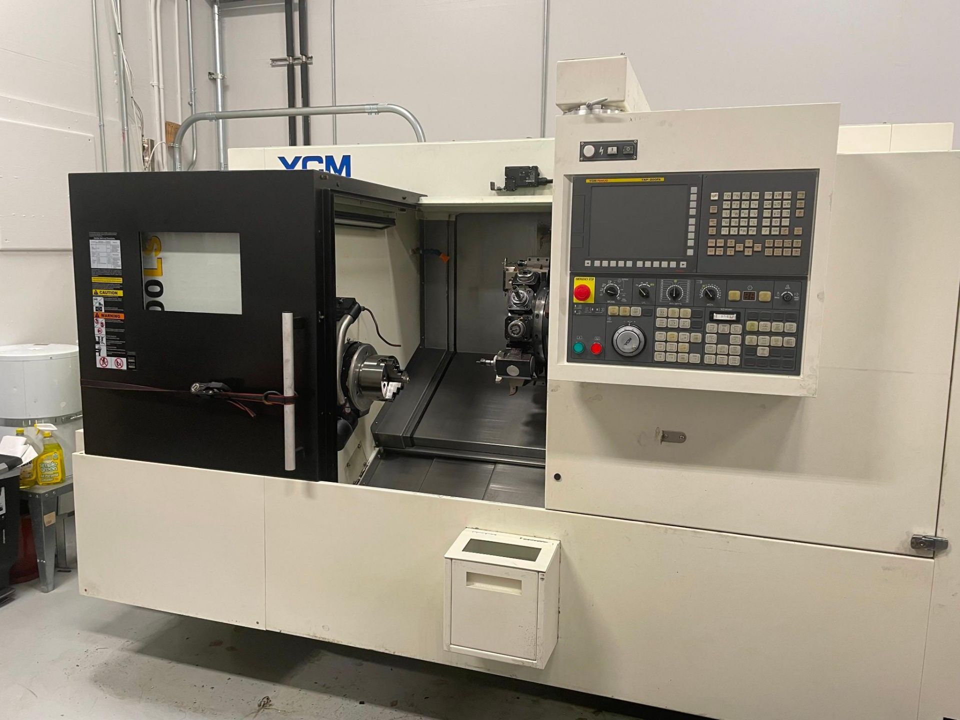 YCM NTC-1600LSY CNC LATHE, 2017 - DUAL SPINDLE, LIVE TOOLING, POLYGON TURNING, FANUC CONTROL - Image 2 of 8