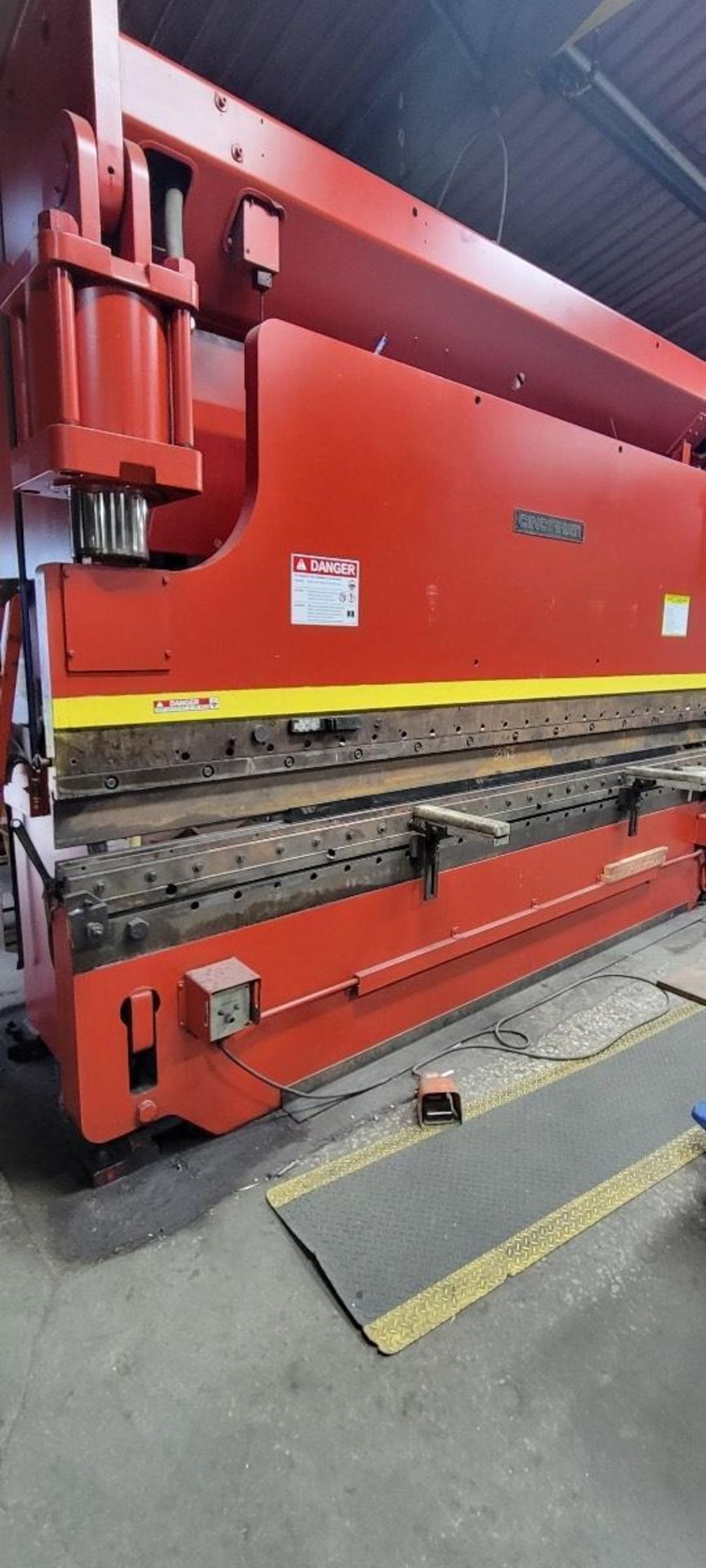 230 TON X 14' CINCINNATI 230CB12 HYDRAULIC PRESS BRAKE, 1995 - BACKGAUGE - Image 2 of 7