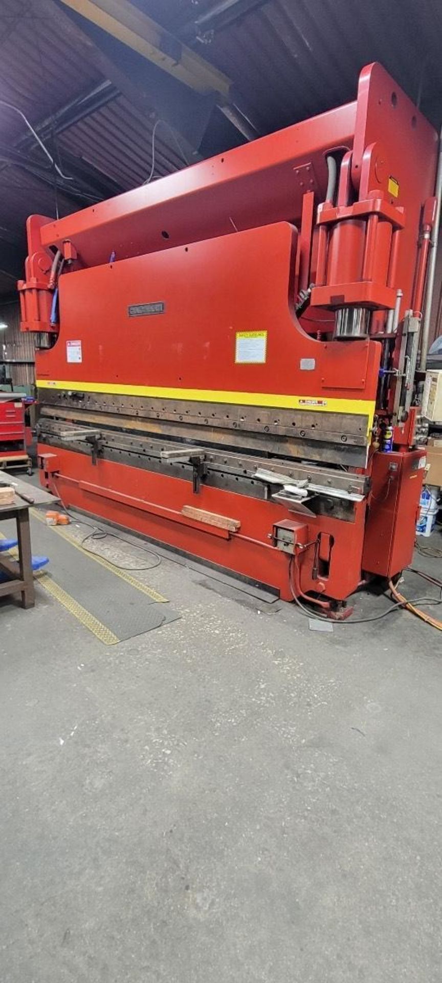 230 TON X 14' CINCINNATI 230CB12 HYDRAULIC PRESS BRAKE, 1995 - BACKGAUGE