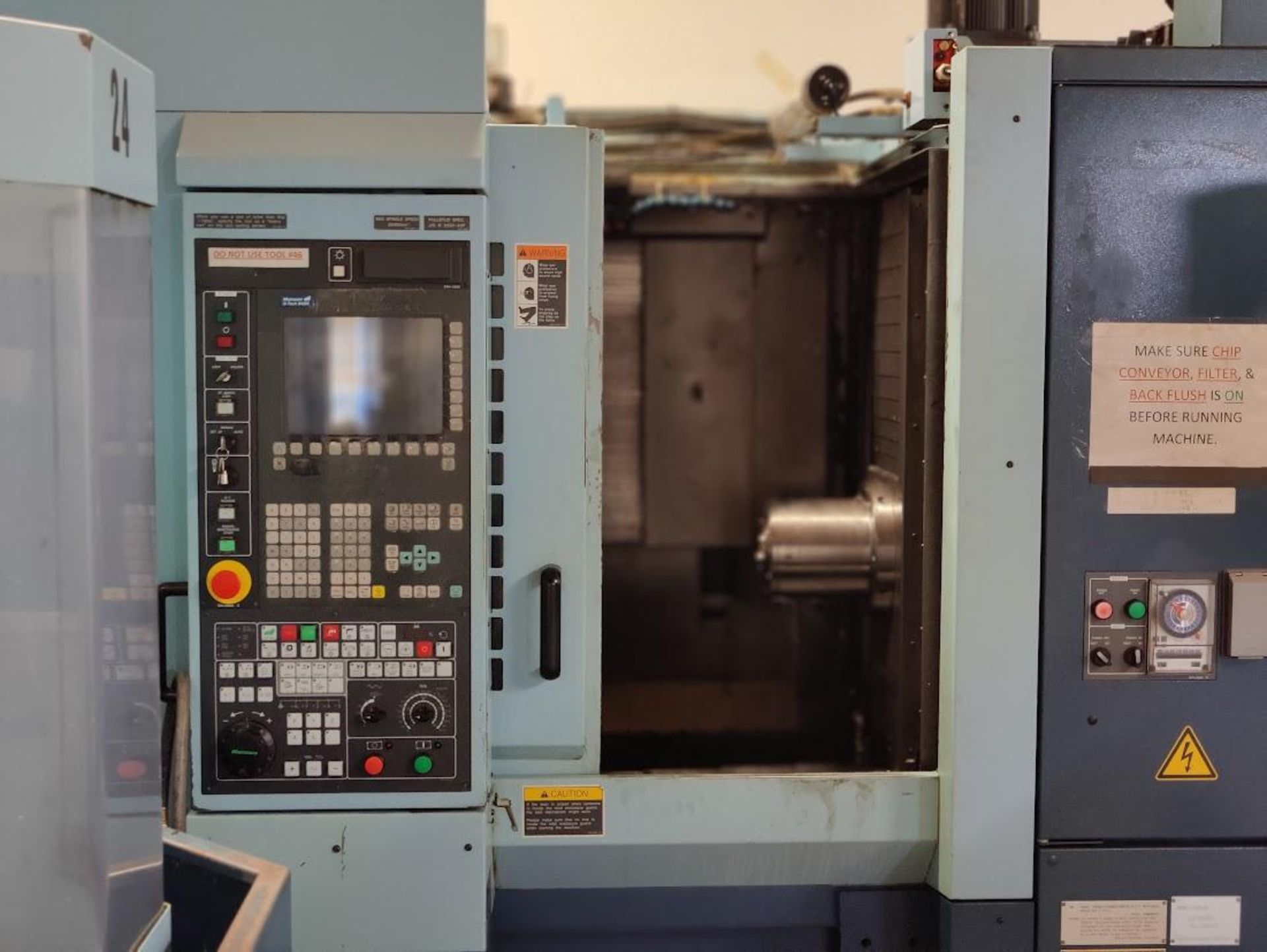 MATSUURA H-PLUS 300 PC-11 300MM HMC, 2007 - 11 STATION PALLET POOL, 180 ATC, NEW 20K SPINDLE - Image 7 of 12