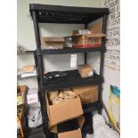 PLASTIC SHELVING 60"T X 32"W X 24"D CONTENTS ARE NOT INCLUDED