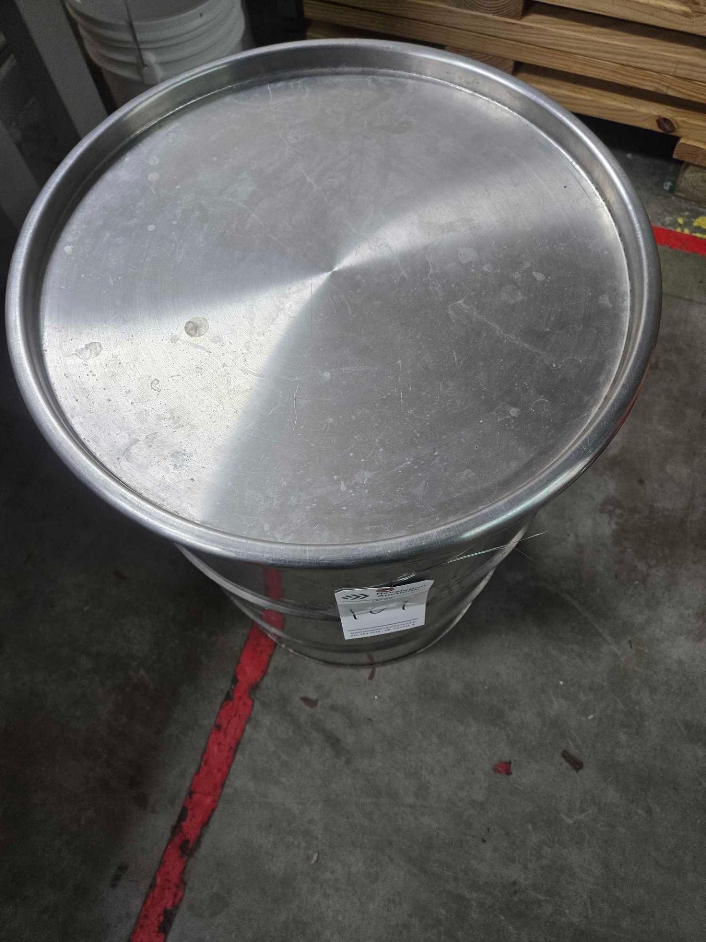 STAINLESS STEEL DRUM - Image 4 of 5
