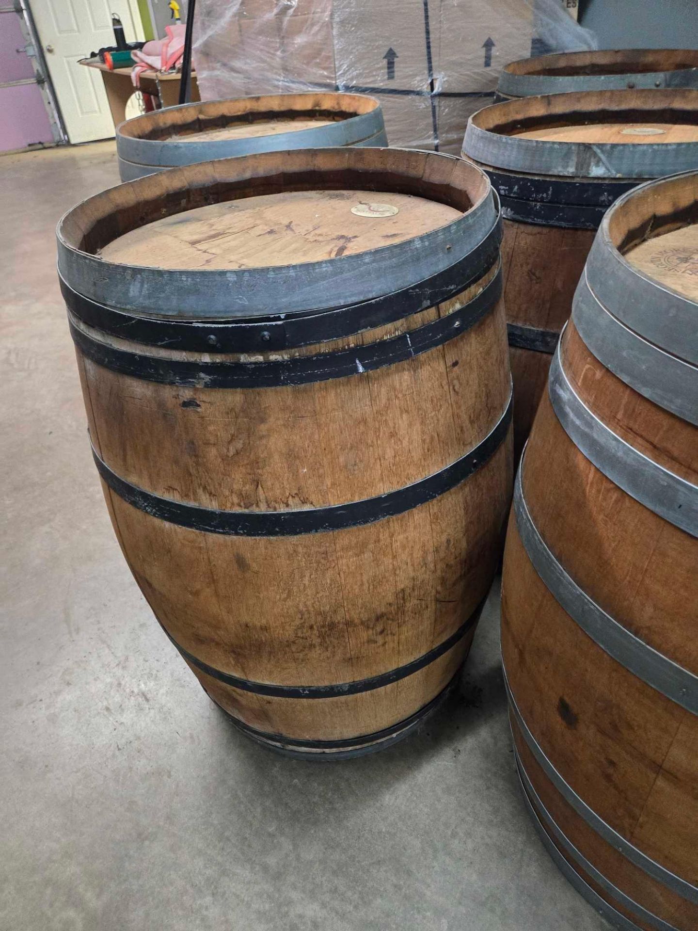 (5) WOODEN BARRELS FOR AGING LIQUOR - Image 5 of 10