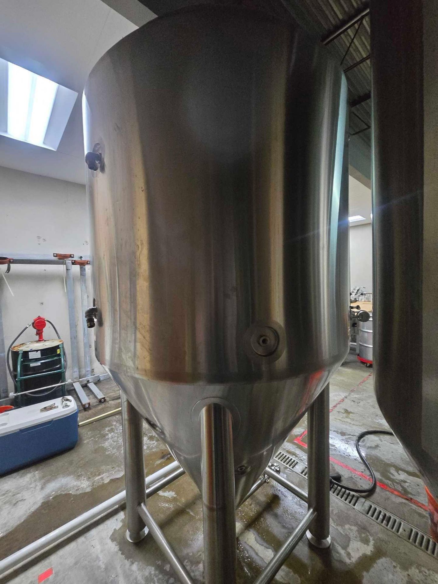 ABS COMMERCIAL15BBL STAINLESS STEEL CONE BOTTOM TANK MFG. 2017 #2 - Image 8 of 15