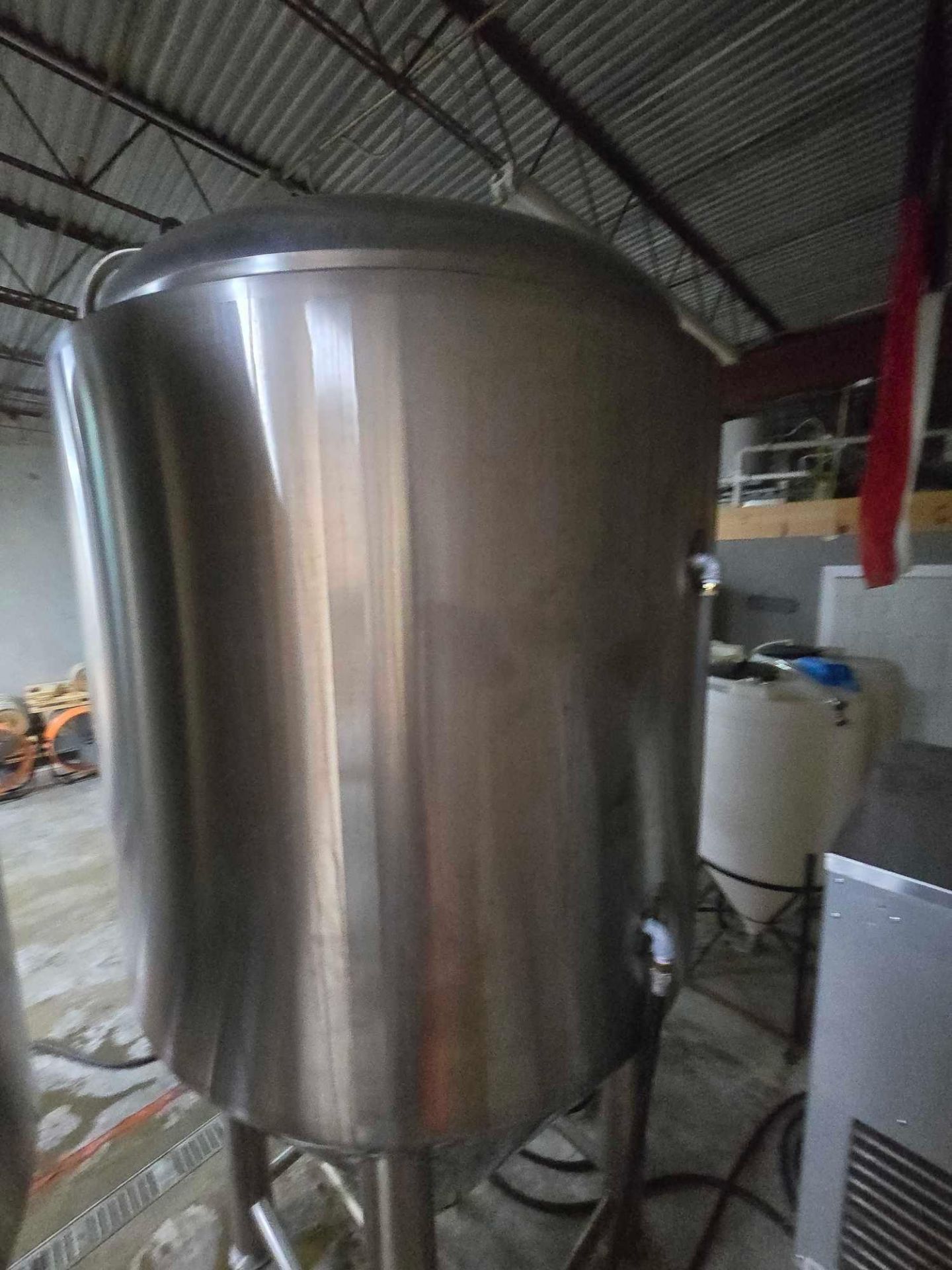 ABS COMMERCIAL15BBL STAINLESS STEEL CONE BOTTOM TANK MFG. 2017 #1 - Image 7 of 10