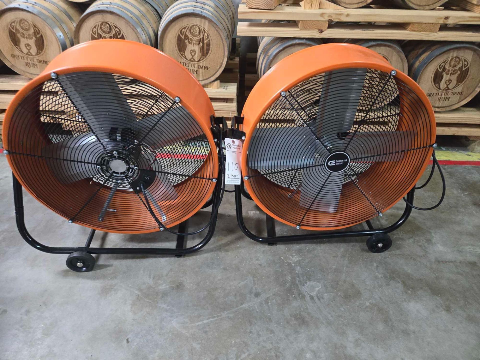 (2) COMMERCIAL ELECTRIC 25" FANS - Image 2 of 9