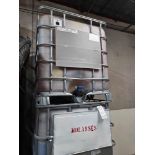 (2) PLASTIC LIQUID STORAGE TOTES APPROX. 400 GALLONS