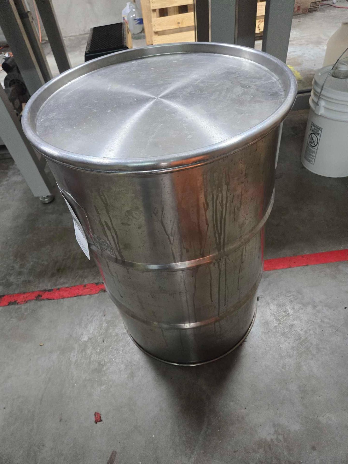 STAINLESS STEEL DRUM - Image 3 of 5