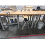 (4) ULTRA HD SEVILLE CLASSICS WOOD TOP WORK BENCHES