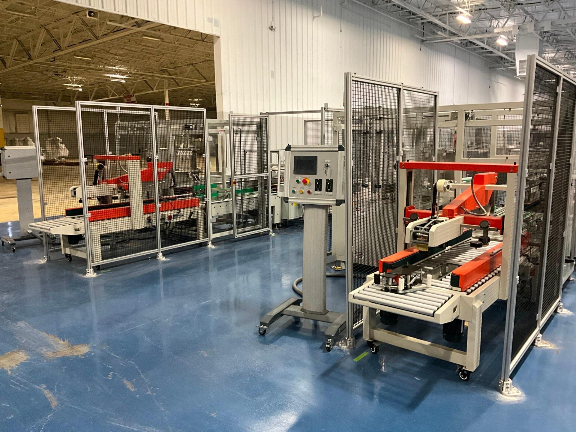 (6)2020 KYD AUTOMATIC MASK MACHINE WITH ROLL BACK, CUTTER, EARLOOP ...