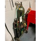 OXY ACETYLENE TORCH CART WITH REGULATOR AND TORCH
