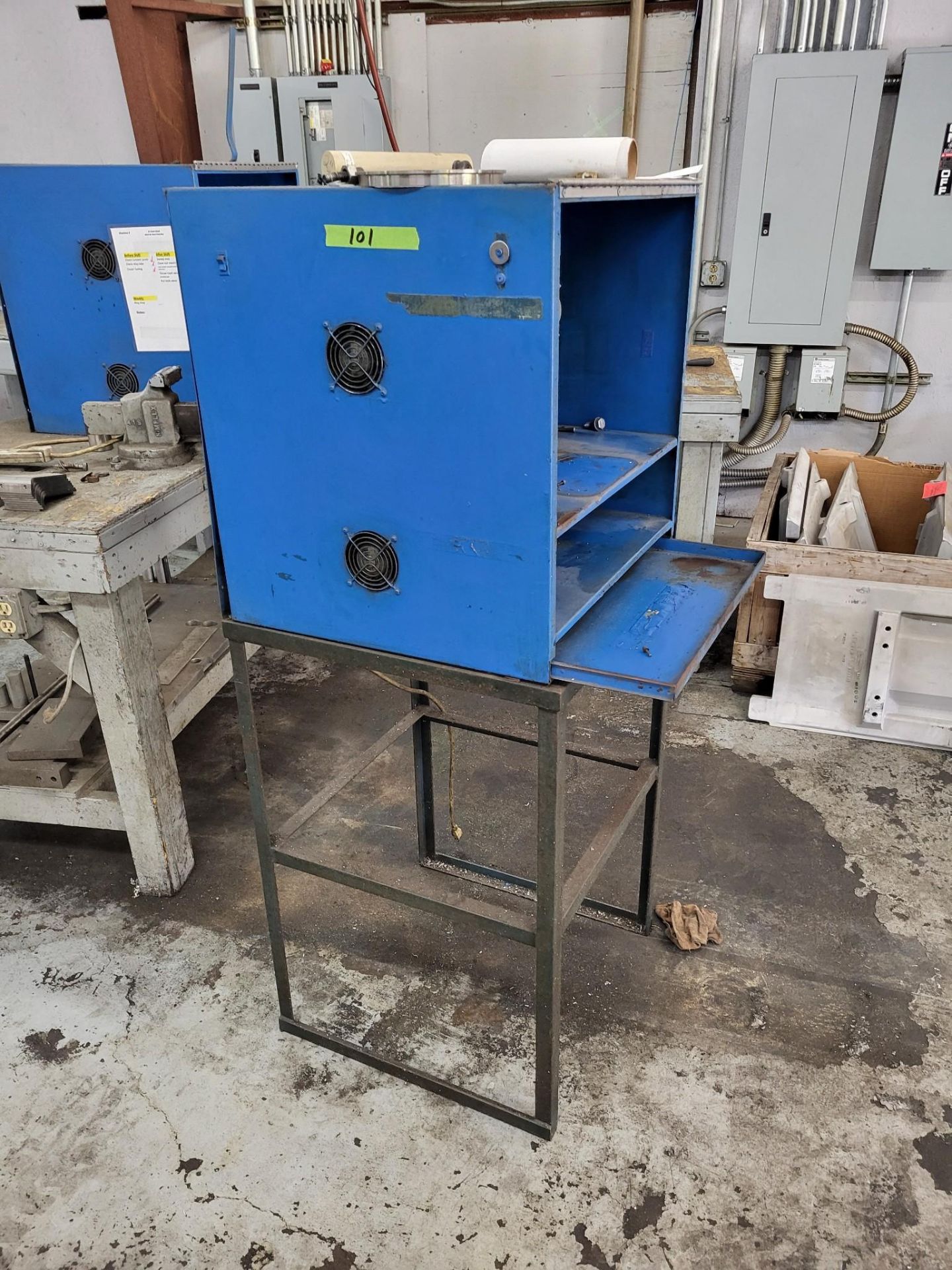 ASSORTED TABLES, CABINETS, TOOLS AND GRINDING MACHINES - Image 20 of 20