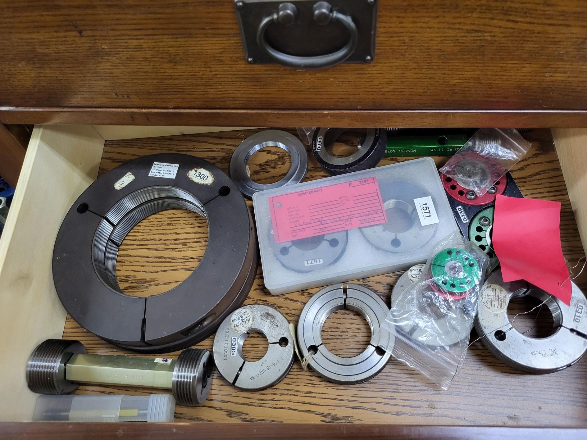 LOT OF LARGE RING GAGES AND THREAD GAGES - Image 7 of 7