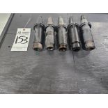 (5) CAT 40 COLLET HOLDERS