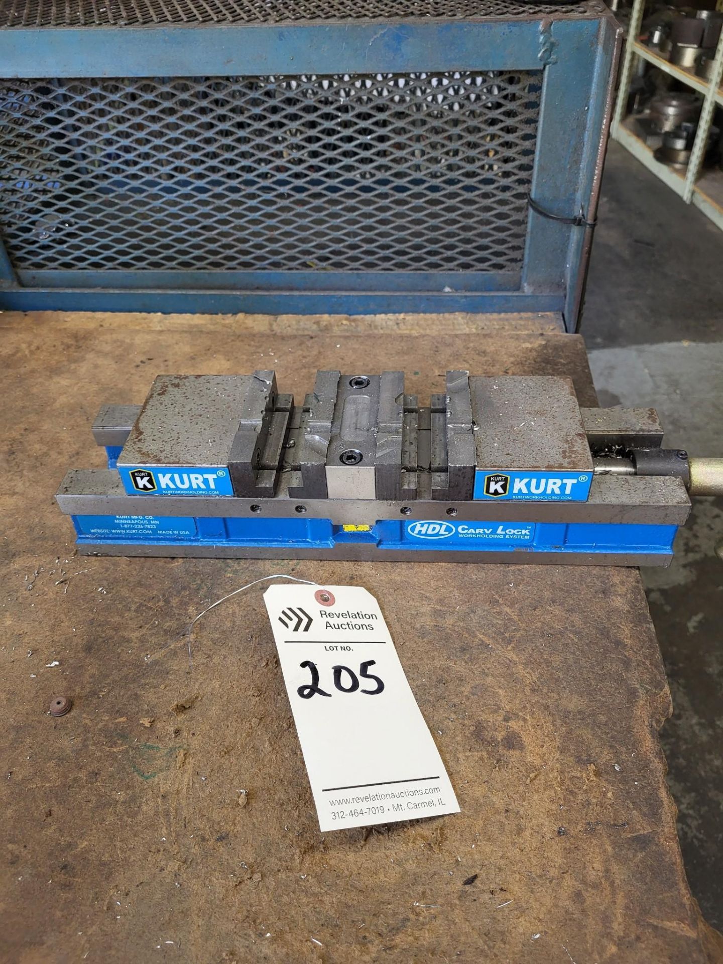 KURT HDL4 4" DOUBLE STATION VISE