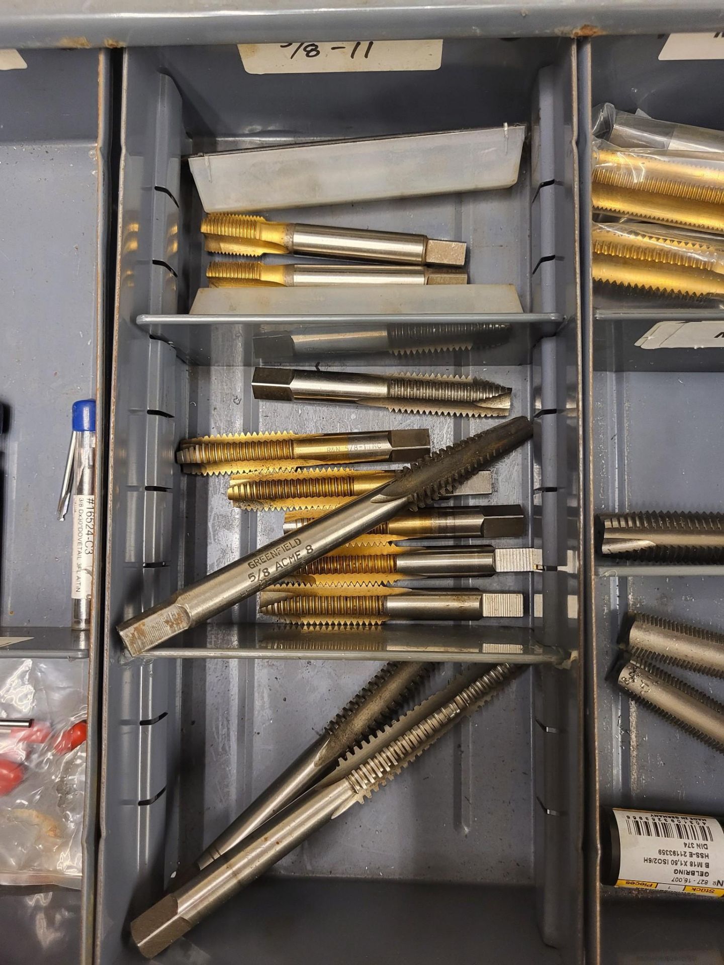 DRILL INDEX LOADED WITH TAPS, REAMERS, END MILLS, AND MORE - Image 30 of 30