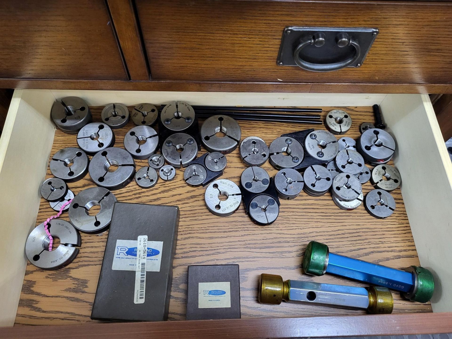 LOT OF LARGE RING GAGES AND THREAD GAGES - Image 6 of 7