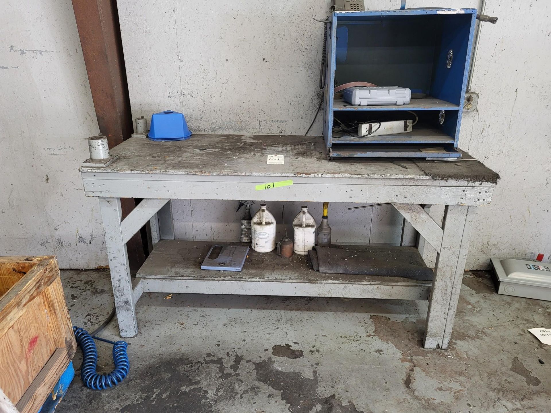ASSORTED TABLES, CABINETS, TOOLS AND GRINDING MACHINES - Image 19 of 20