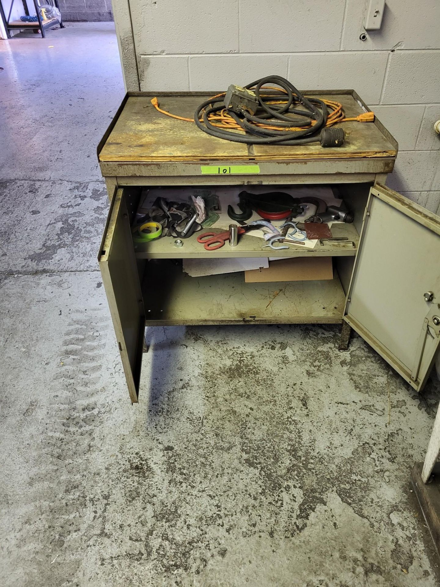 ASSORTED TABLES, CABINETS, TOOLS AND GRINDING MACHINES - Image 18 of 20