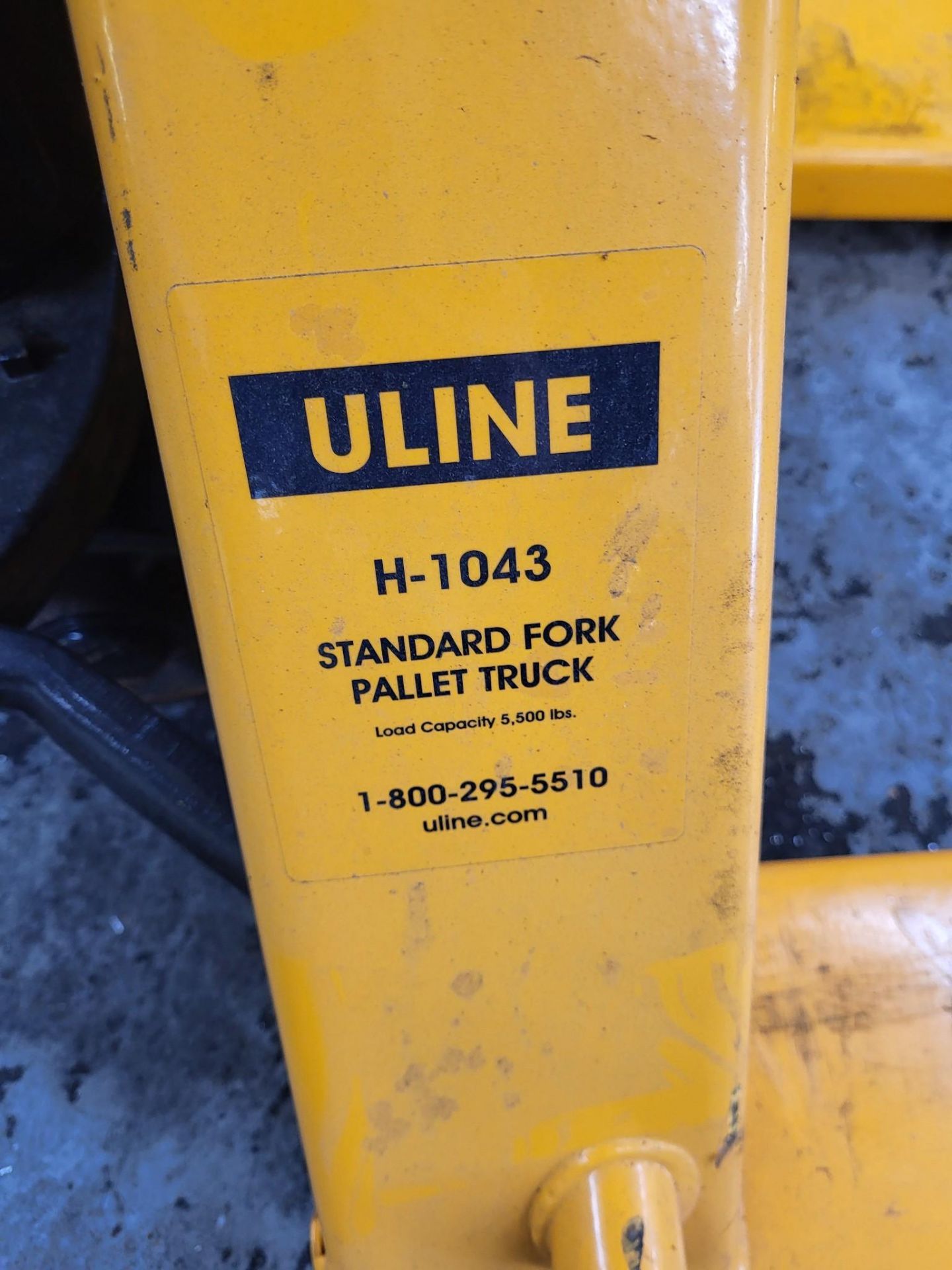 ULINE H-1043 STANDARD FORK PALLET TRUCK - Bild 4 aus 5