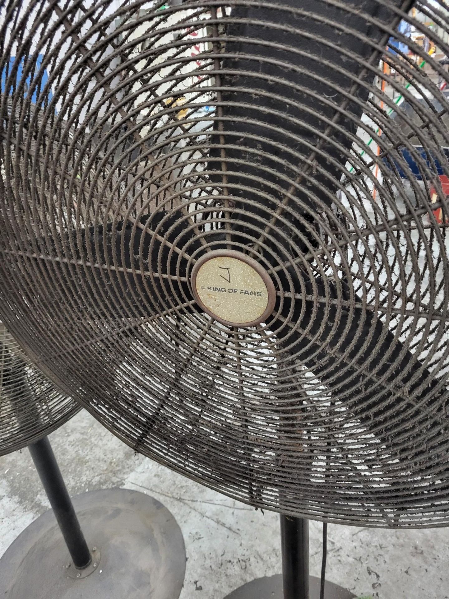 (4) STAND FANS & (1) BOX FAN - Image 3 of 6