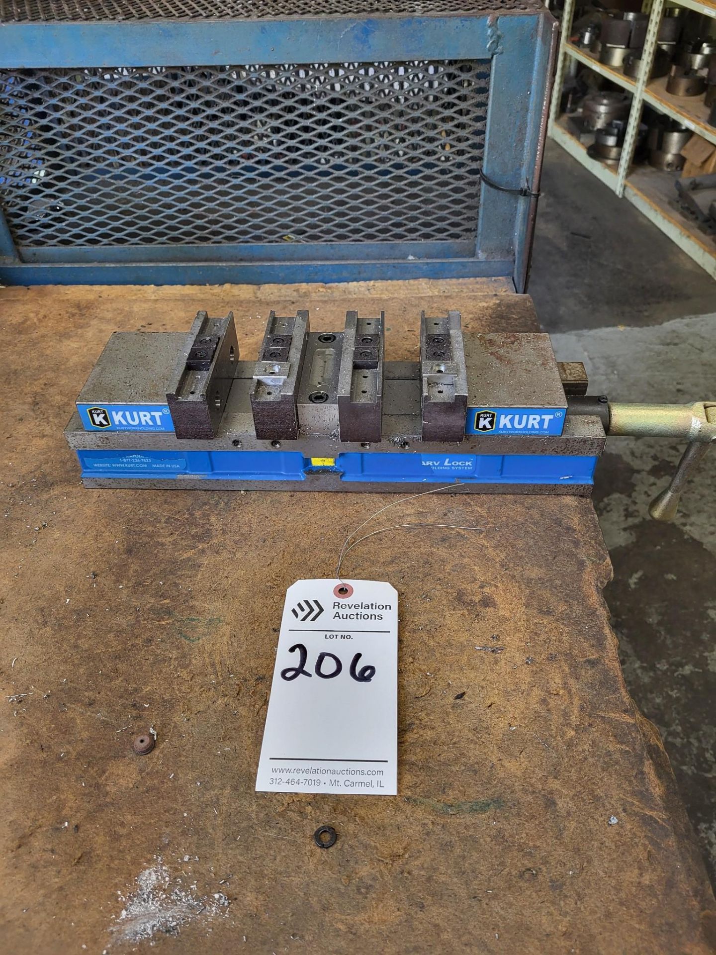 KURT HDL4 4" DOUBLE STATION VISE