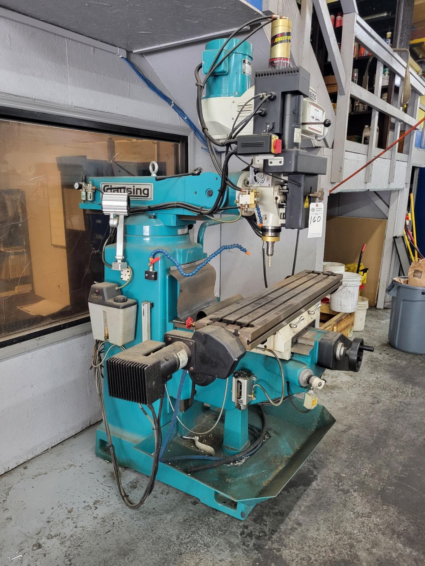 CLAUSING 4VSQ40 10" X 54" VERTICAL KNEE MILL - Image 2 of 11
