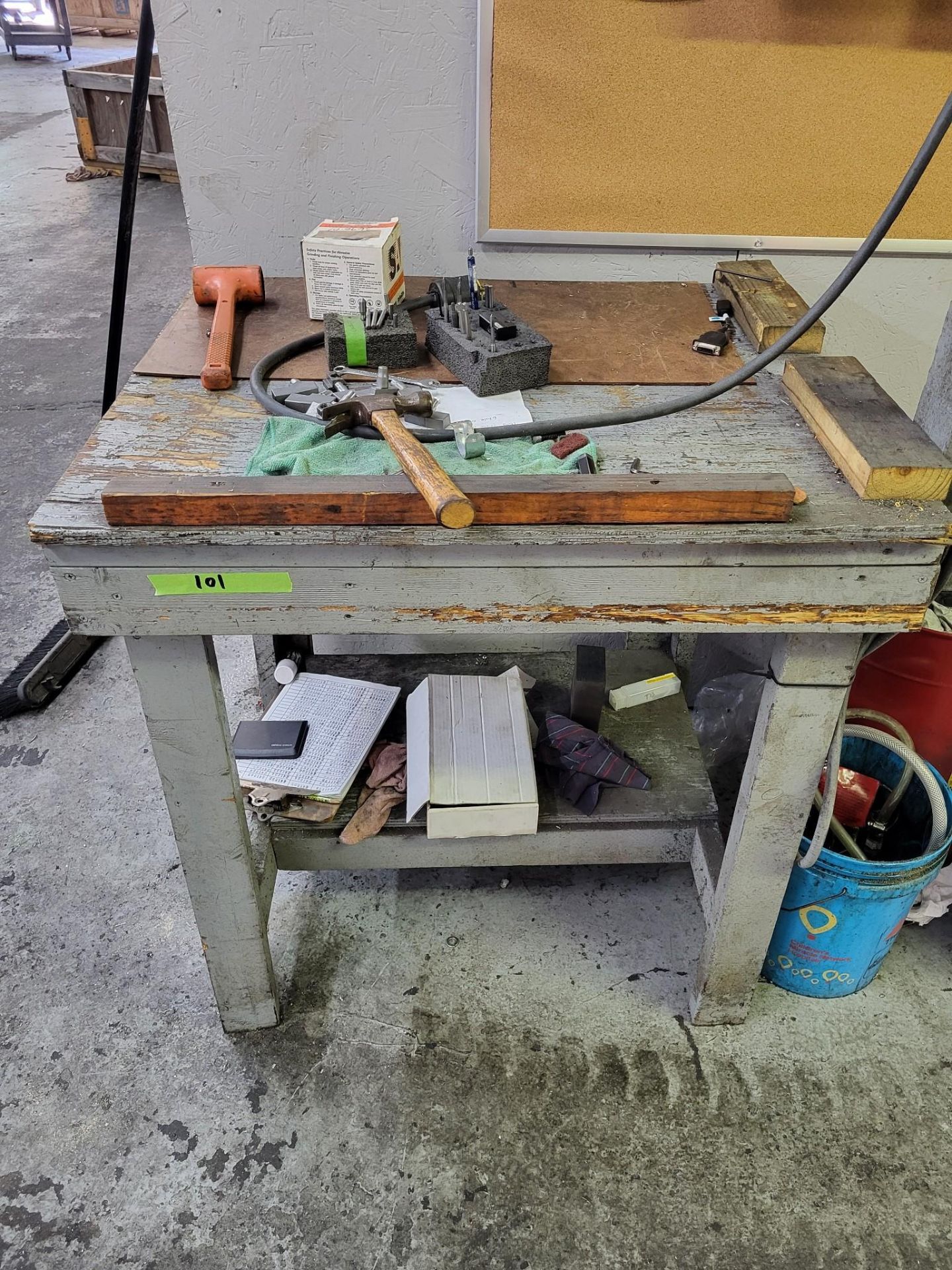 ASSORTED TABLES, CABINETS, TOOLS AND GRINDING MACHINES - Image 17 of 20