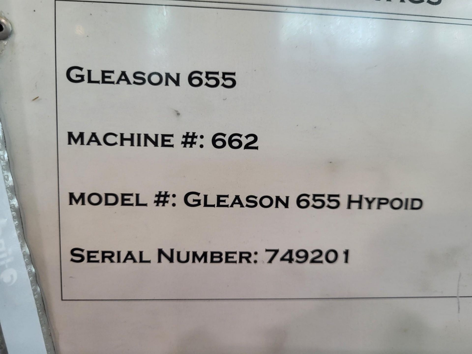 GLEASON 655G GEAR BEVEL GENERATOR - Bild 25 aus 28