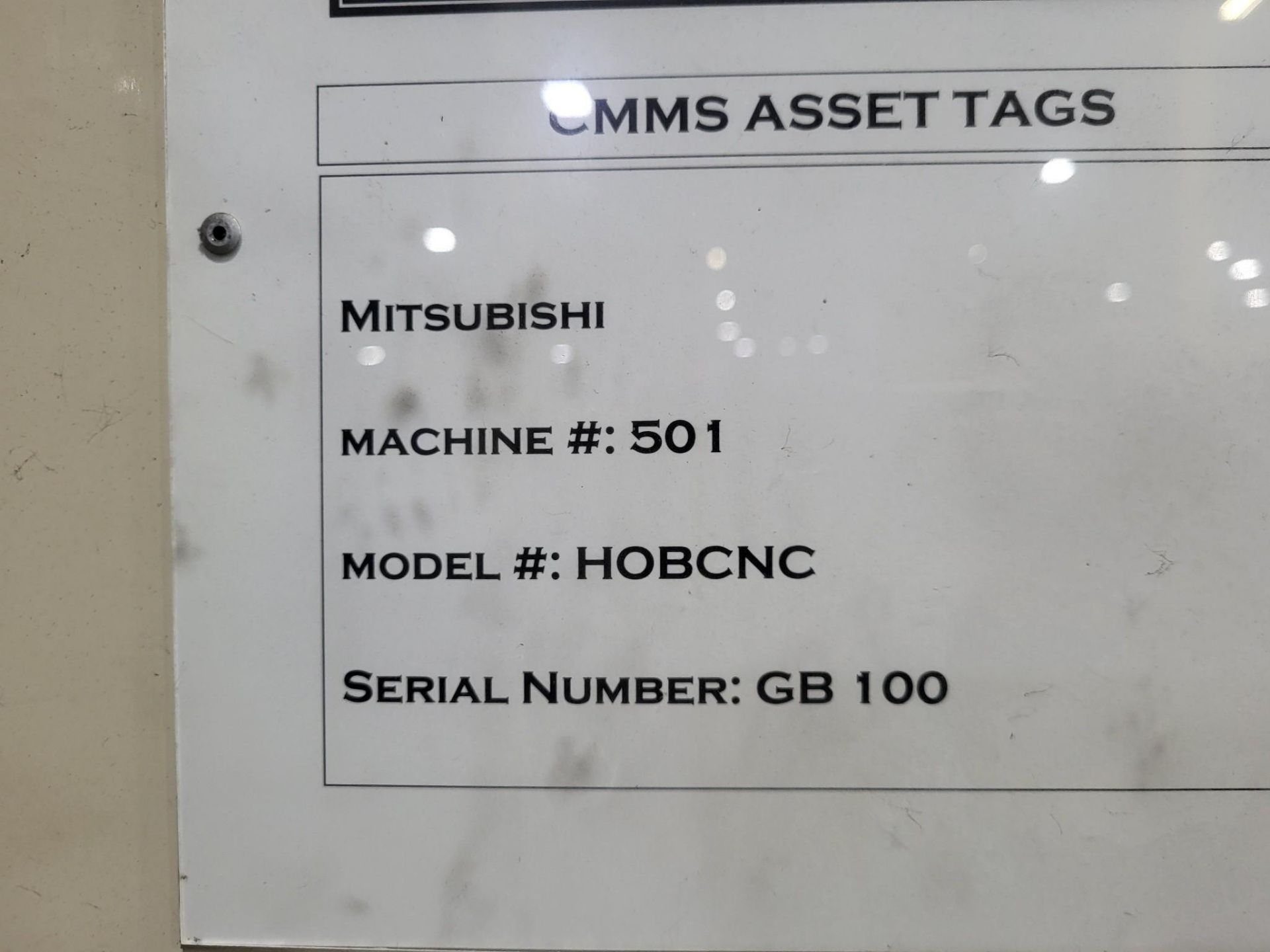 MITSUBISHI GB100 CNC GEAR HOBBING MACHINE - Image 24 of 24