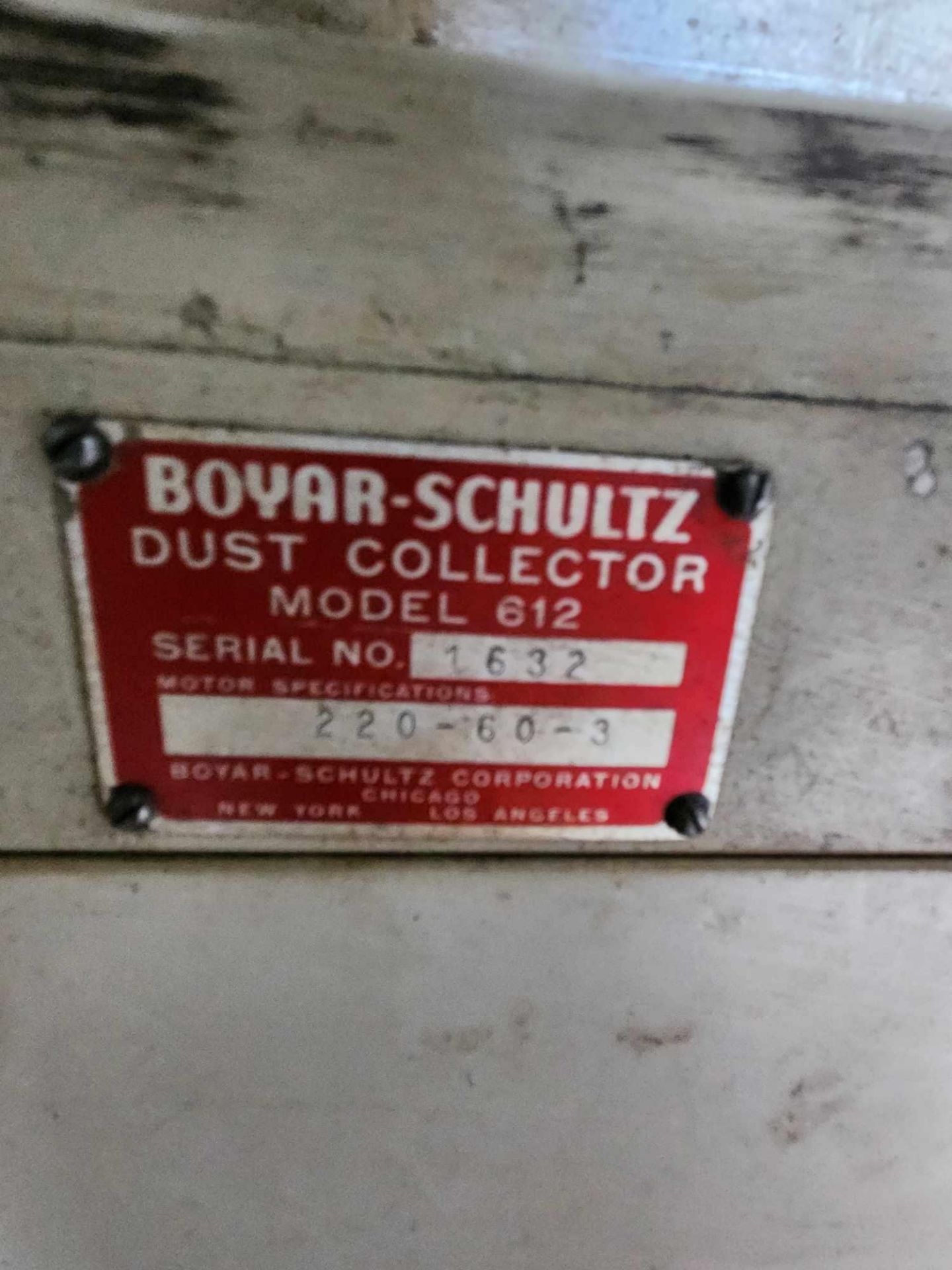 BOYAR SCHULTZ MODEL 612 6" X 12" SURFACE GRINDER - Image 5 of 7