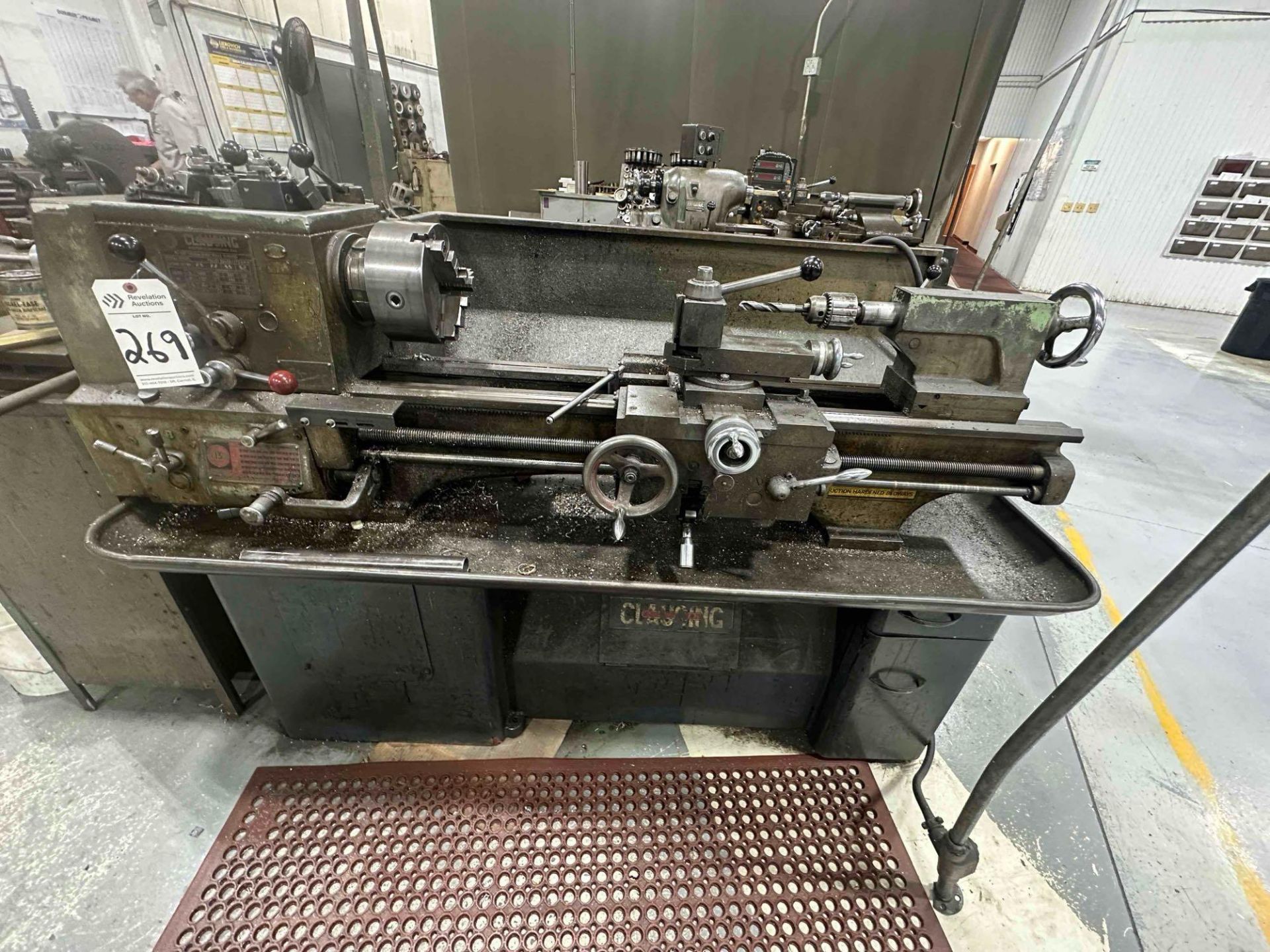 CLAUSING COLCHESTER LATHE