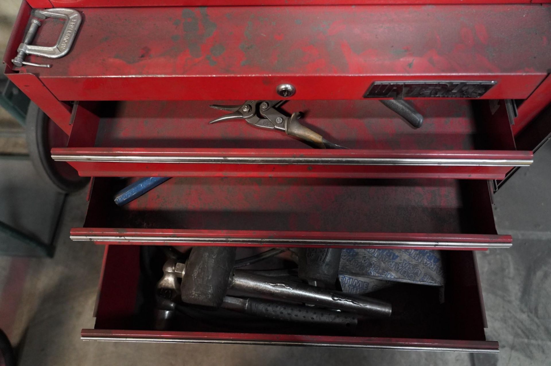 WATERLOG 10 DRAWER ROLLING TOOL CHEST - Image 4 of 4