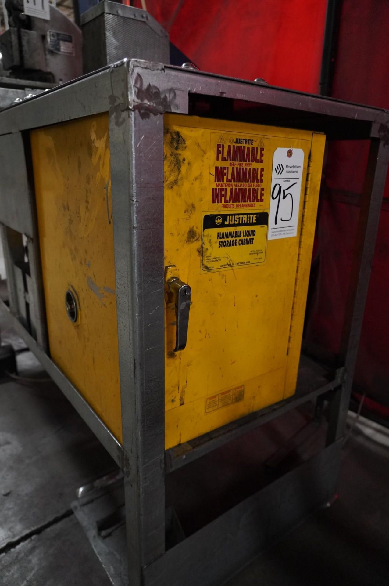 JUSTRITE FLAMMABLE CABINET - Image 2 of 4
