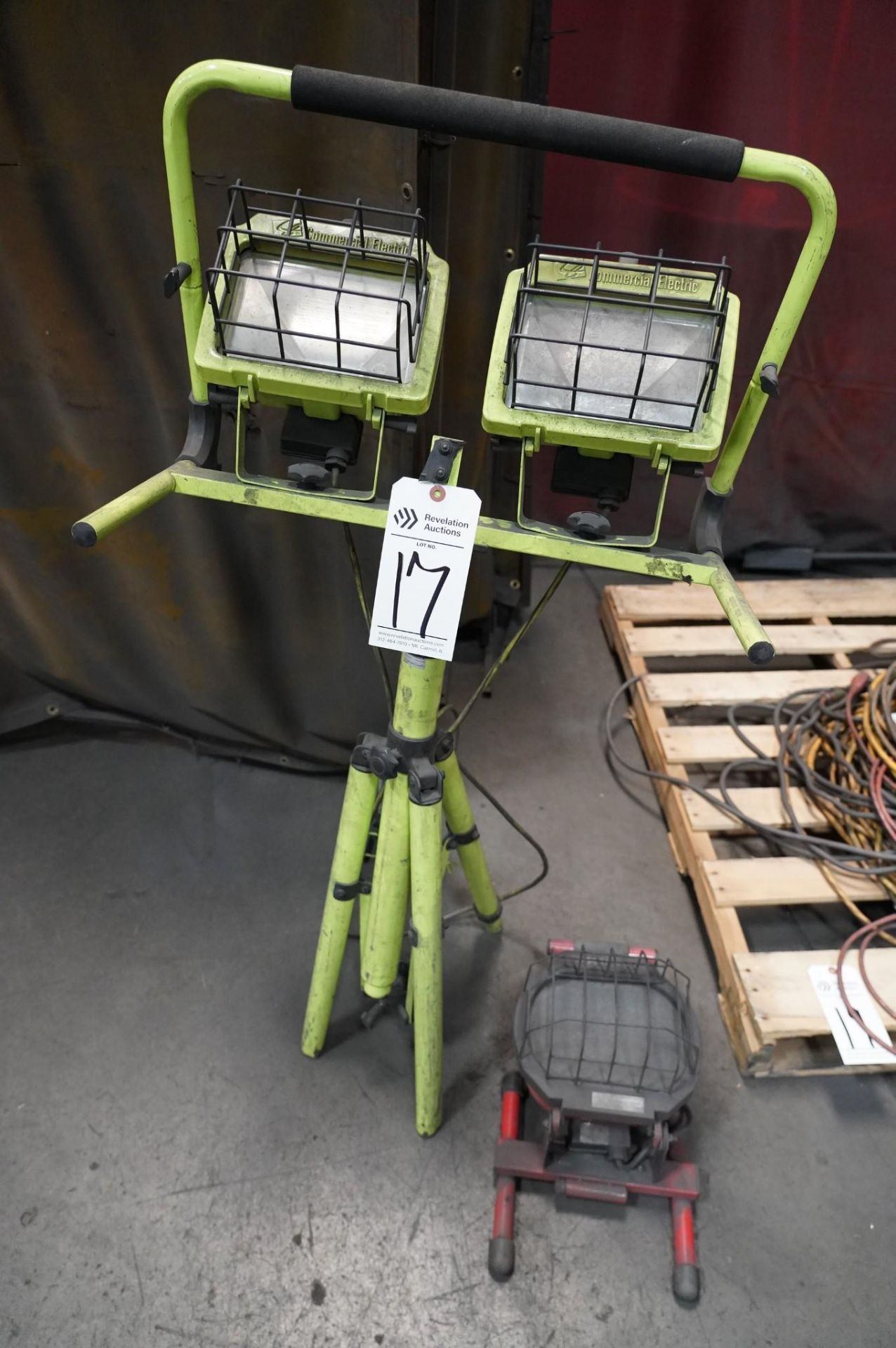 (2) COMMERCIAL ELECTRIC WORK LIGHTS
