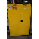 ULINE H-2219M-Y FLAMMABLE CABINET
