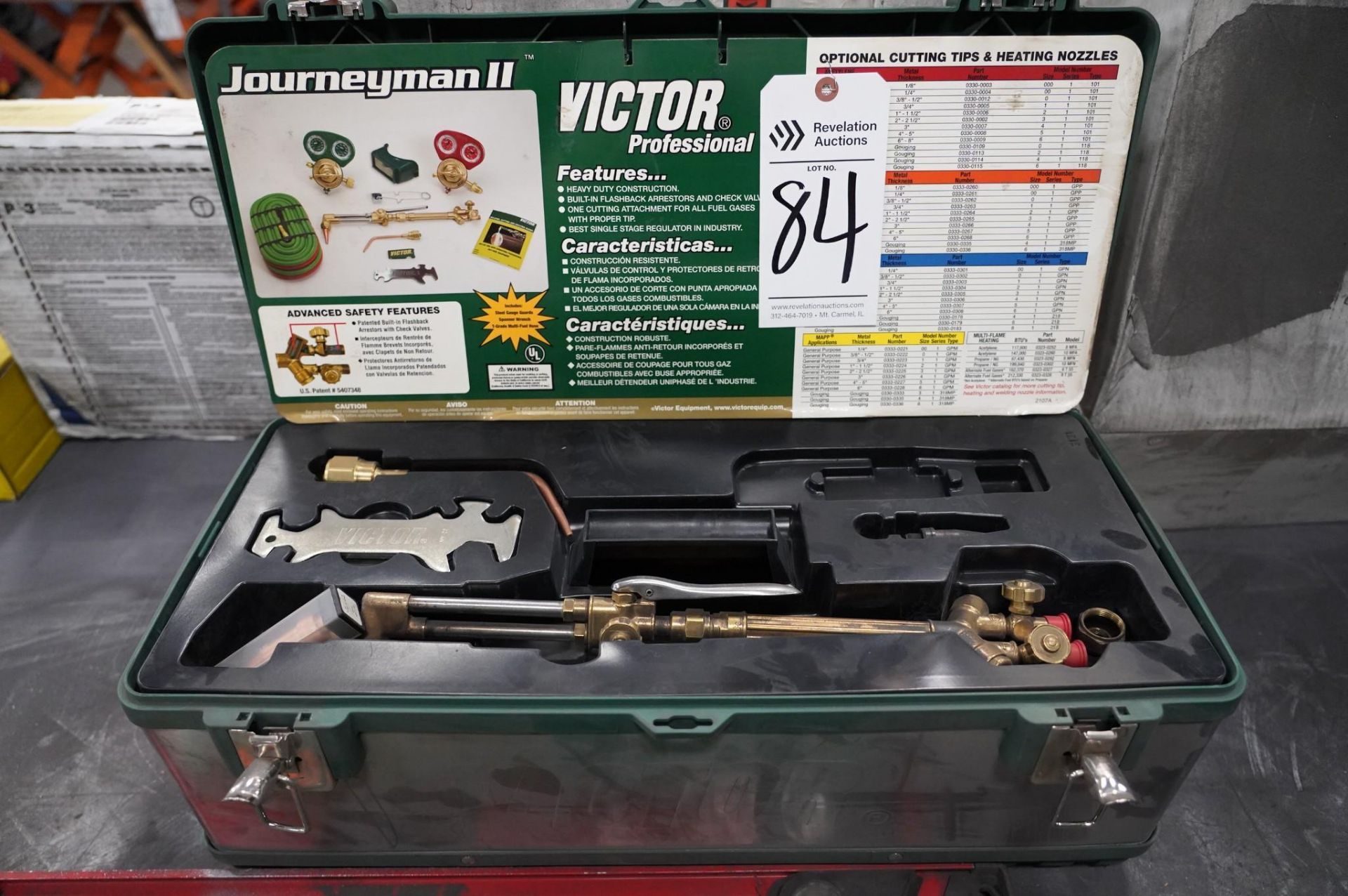 VICTOR JOURNEYMAN II WELDING, HEATING & CUTTING OUTFIT TOOL KIT