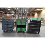 (3) CRAFTSMAN 4 DRAWER ROLLING TOOL CHEST