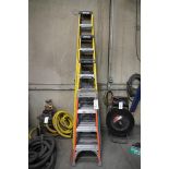 (6) ROCK RIVER, WERNER,LOUISVILLE FIBERGLASS LADDERS