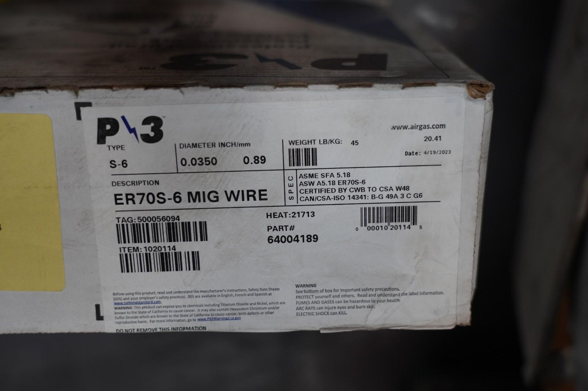 ASSORTED MIG WELDING WIRE - Image 3 of 9